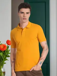 Moda Rapido Men Solid Polo Collar T-shirt