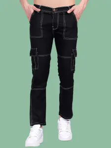 LINARIA Men Classic Straight Fit Mid-Rise Jeans