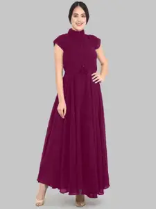 Raiyani Fashion Women Georgette Fit & Flare Maxi Dress