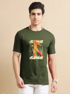 Enciger Men Printed Applique T-shirt
