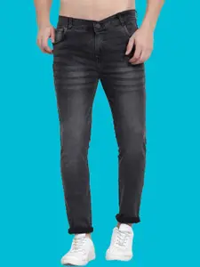 Linaria Men Classic Slim Fit Mid Rise Clean Look Jeans