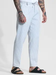 Snitch Men Striped Trousers
