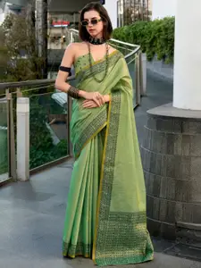 DEVATITHI Linen Blend Saree