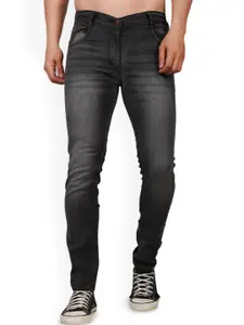 LINARIA Men Classic Slim Fit Light Fade Mid-Rise Jeans