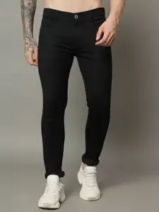 LINARIA Men Cotton Classic Slash Knee Stretchable Jeans