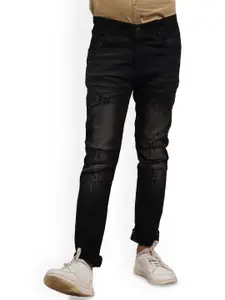LINARIA Men Classic Slim Fit Mid-Rise Jeans