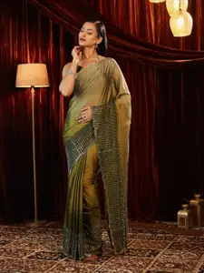 kasee Ombre Beads and Stones Saree