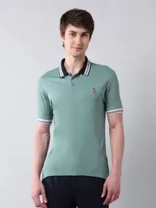 U.S. Polo Assn. Denim Co. Men Polo Collar Applique T-shirt