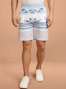 BULLMER Men Printed Mid-Rise Shorts