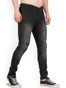 LINARIA Men Classic Slim Fit Mid-Rise Jeans