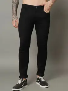 LINARIA Men Classic Slim Fit High-Rise Stretchable Jeans