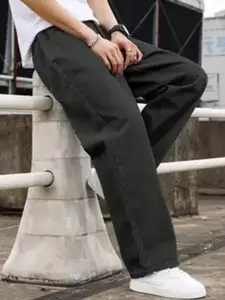 LINARIA Men Classic Slash Knee Stretchable Jeans