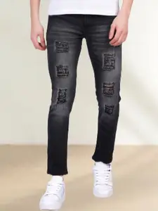 LINARIA Men Classic Regular Fit Mid-Rise Jeans