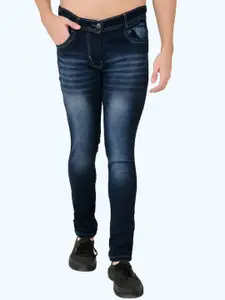 LINARIA Men Classic Slim Fit Mid-Rise Heavy Fade Cotton Jeans