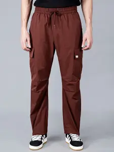 Fort Collins Men Anti Odour Mid-Rise Relaxed Fit Track Pants