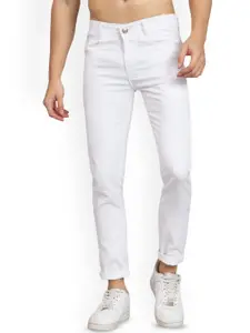 LINARIA Men Classic Skinny Fit Mildly Distressed Jeans