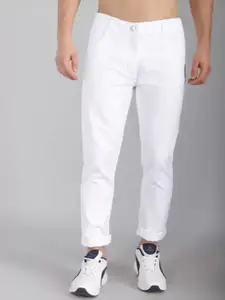 LINARIA Men Classic Slim Fit Mid-Rise Stretchable Jeans