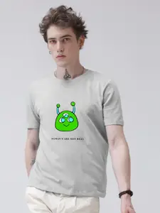 Enciger Men Printed Applique T-shirt