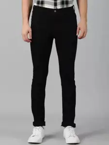 LINARIA Men Classic Slim Fit Mid-Rise Stretchable Jeans