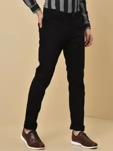 LINARIA Men Classic Slim Fit Slash Knee Jeans