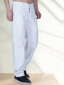 LINARIA Men Cotton Classic Mid-Rise Jogger Stretchable Jeans