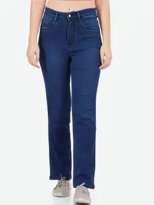 FCK-3 Women Brooklyn  Straight Fit High-Rise Stretchable Jeans