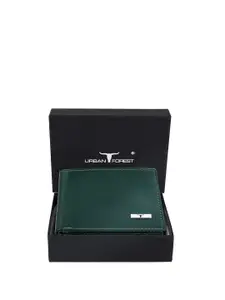 URBAN FOREST Men Leather Two Fold Wallet