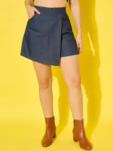 DIMPY GARMENTS Women High Waist Skorts Mini Skirt