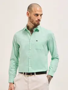 THE BEAR HOUSE Men Tailored Fit Opaque Formal Shirt