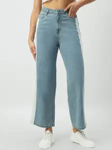 Kraus Jeans Women Wide Leg High-Rise Light Fade Jeans