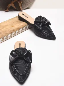 Killer Women Embellished Ethnic Mules with Bows Flats