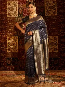 kasee Woven Design Ethnic Motifs Zari Banarasi Saree