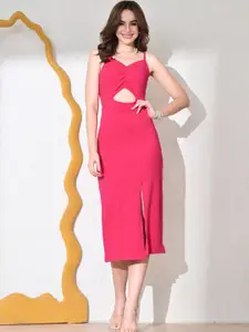 IUGA Bodycon Sleeveless Midi Dress