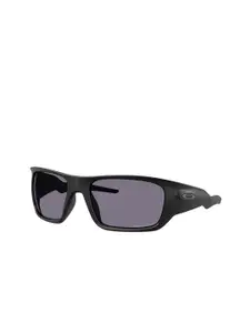 OAKLEY Men UV Protected Grey Lens Rectangle Sunglasses - 0OO948694860160