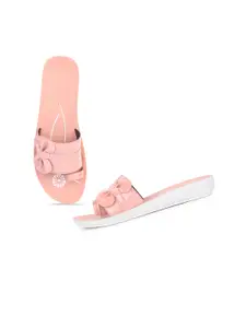 PENNEN Women Beige Casual Open Toe Flats