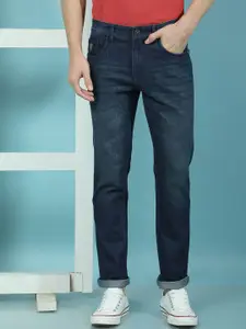 Canary London Men Smart Slim Fit Low-Rise Light Fade Stretchable Jeans