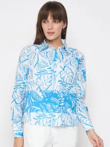 Madame Women Opaque Printed Casual Shirt