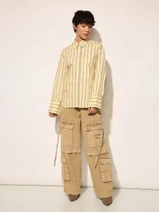 ONLY Women Opaque Striped Casual Shirt