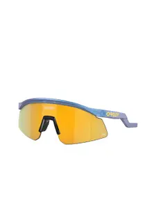 OAKLEY Men UV Protected Gold Lens Irregular Sunglasses - 0OO922992291837