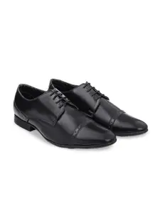 Woakers Men Leather Lace-Ups Formal Derbys