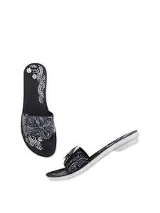 PENNEN Women Printed Open Toe Flats