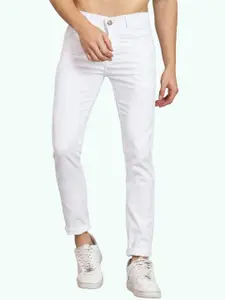 LINARIA Men Classic Mid-Rise Slim Fit Clean Look Cotton Jeans