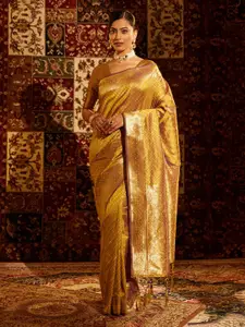 kasee Woven Design Zari  Banarasi Saree