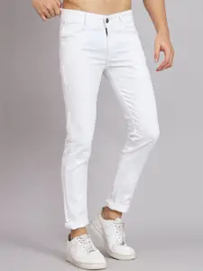 Linaria Men Classic Slim Fit Mid Rise Clean Look Jeans