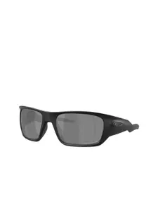 OAKLEY Men Polarized Grey Lens Rectangle Sunglasses - 0OO948694860660