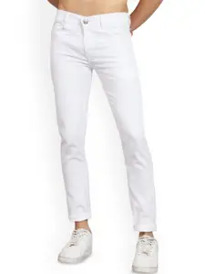 LINARIA Men Classic Skinny Fit Low Distress Light Fade Jeans