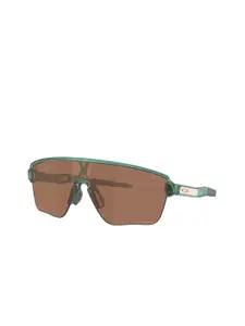 OAKLEY Men UV Protected Brown Lens Rectangle Sunglasses - 0OO941594150942
