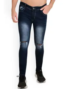 Linaria Men Classic Slim Fit Mid Rise Clean Look  Jeans