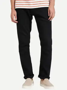 Linaria Men Classic Slim Fit Mid Rise Clean look Jeans