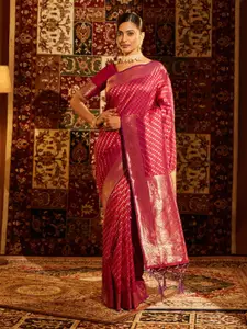 kasee Woven Design Zari Banarasi Saree